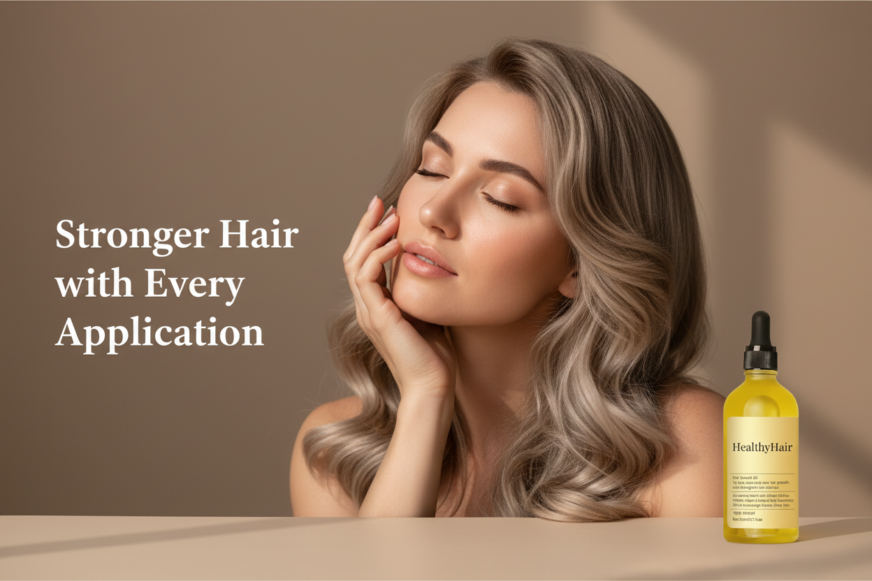 HealthyHair Banner - Text Left Middle